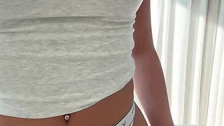 Cute Trans Girl Masturbating Until She Cum