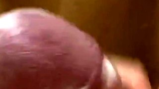 My Wife Jerks off Her Lover's Huge Cock in Our Bathtub While I Wait in the Bedroom