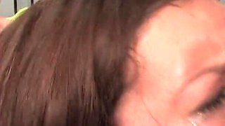 Extreme deepthroat fuck with young 18y teen slut