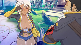 Big Blast Fury ( Hentai ) - Busty Blonde Get Fucked Outdoor