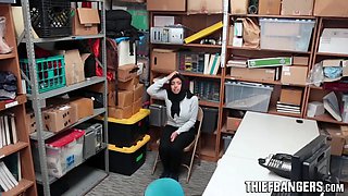 Busty Muslim Thief Ella Knox Apprehended & Fucked By Store Guard