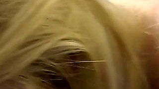 Hot young blonde gets fucked by stranger's massive cock and sucks
