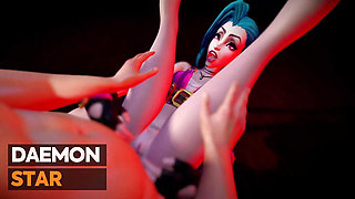 jinx gets fucked until she is satisfied