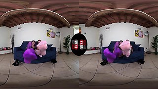 Gorgeous La Vey And Stella Tease You With Their Sexy Feet; Lesbian Leg And Foot Fetish Vr