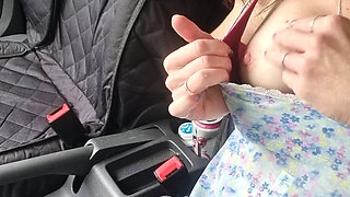Public Agent: Feeling Horny, Had a Risky Little Play to Make Myself Squirt in the Car