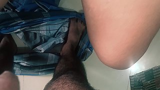 Beautiful House Wife Enjoying Romance in Bed