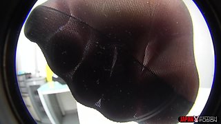 Damp Pantyhose and Intense Scent - Minami Saya Will Make You Worship Her Feet Part 1