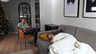 Our roomate was in bed when we fucked
