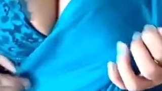 Sexy Girl Playing with Her Boobies
