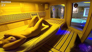 Steamy Sauna Seduction: Big Booty Girl Gets Pounded Hard