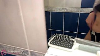 Amelia Queen Teen Pissing Compilation - Unshaven Pussy POV & Dirty Pads