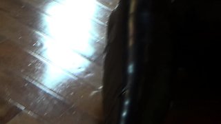 Amateur fetish big booty bitch riding with her bum