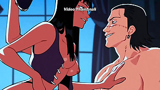 One Piece: Crocodile's Whisper - How Far Will Robin Bend? ( Cartoon Parody )