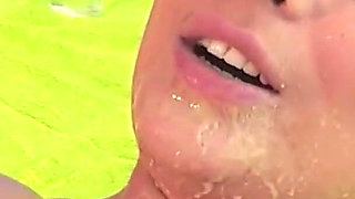 Hot Blonde with Perfect Body Gets Squirted Everywhere While Masturbating