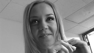 Blonde teen Sierras first erotic masturbation video