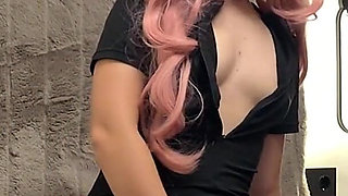 Soft Cute Girl Masturbates Her Virgin Pussy Before College