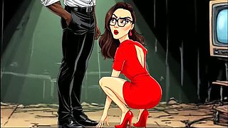 Depraved American MILF Cartoon Compilation - Hot Hentai Work Sex