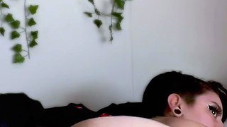 Great Big Boobs On Masturbating Redhead