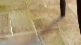 Extrem Sperm Leaks Through Pantyhose
