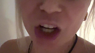 Fuck My Ass Deep with Your Big Cock! I Like It When I'm a Dirty Blonde and Moan Loudly!