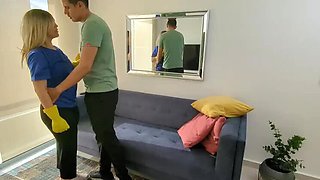 Hot Latina Maid Fucks Boss Hard in Doggystyle - Amateur Homemade Sex