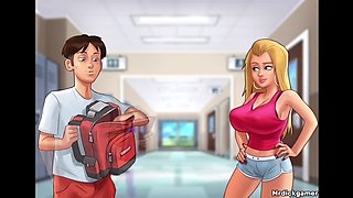 Wild cartoon scenarios featuring busty babes and steamy adventures