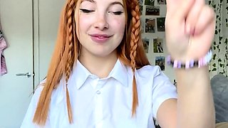 Blonde Teen Solo Masturbating On Webcam