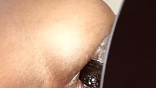 Fucking My Machine While the Plumber Watches
