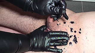 Candle Wax and Prostate Massage on the Cock - Bsdm