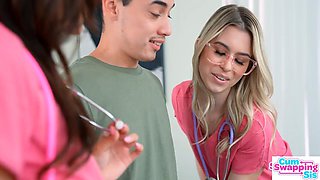 Rissa May  Jill Kassidy Role-Play Stepbro s Doctor Double Checking His Sperm Quantit: Porn