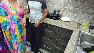 Hindi Sex - Indian Desi Bhabhi Fucked Hard By Her Devar First Time In Kitchen