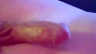 After Some Intense Edging His Cock Was Leaking Precum so I Gave It a Few More Strokes