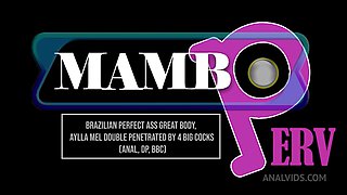 Brazilian Perfect Ass Great Body, Aylla Mel Double Penetrated