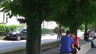 Cute blonde girls at beach hidden cam