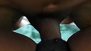 My Roommate's Athletic Boyfriend Fucks Me Hard! Creampie Cumshot on My Sexy Ebony Pussy