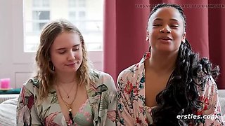 German Amateur Lesbian Threesome with Lindsey Cruz - Big Natural Tits, Pussy Eating & Anal Licking