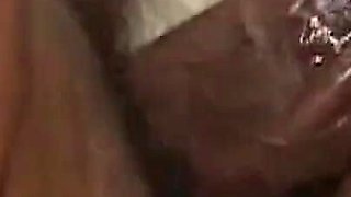 Pretty blonde agrees to suck and fuck stranger's huge black cock