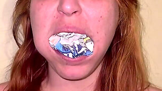 Newspaper Gag POV - Stuffing, Slapping, Taking Out