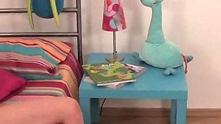 Maggie 18yo Teen Sucks Older Guy and Swallows Cum