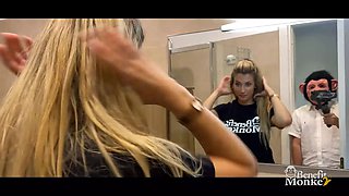 Amateur duo - Shona River me tells me about her practices and completes up masturbating  benefit monkey