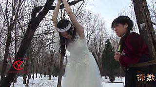 Chinese Slave Girls In The Snow