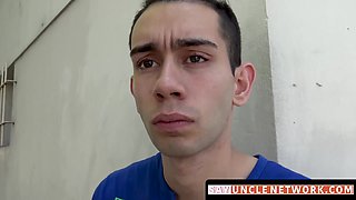 SayUncleNetwork.com - Straight Latino first time barebacked hard and deep with big cock