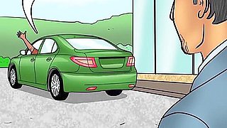 Car Toon And Savita Bhabhi In Paid The Price With Her Pussy