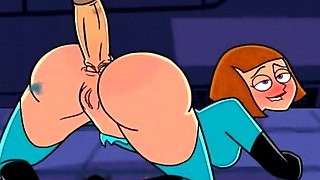 Famous toons dildo and lesbian strapon