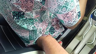 Office Manager Enjoying Hot Romance with Married Colleague Inside Car Part 3