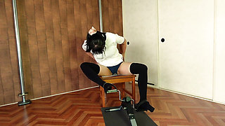 unexpected Results!? Dildo Insertion Pedaling Challenge