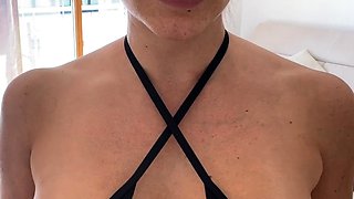 Big boobs milf masturbates with her dildo