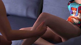 Midnight Paradise by Lewdlab - the Bratty Little Stepsister Opens up a Little More 14