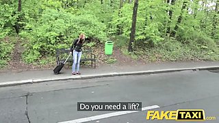 Fake cab slender redhead loves aggressive xxx