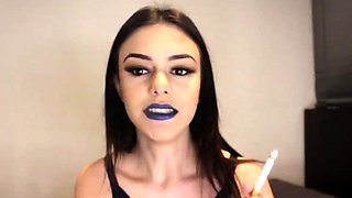 Smoking Blue Lips
